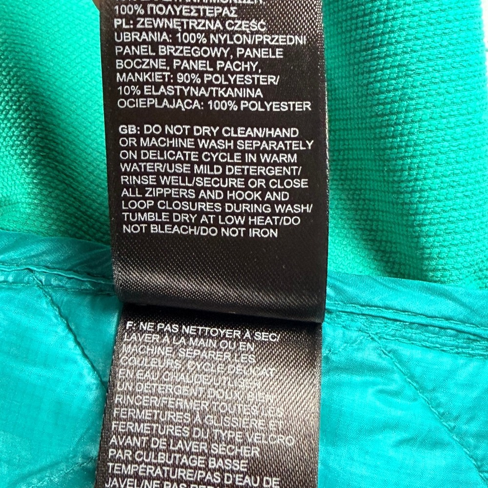 The North Face ThermoBall Hybrid Jacket Womens S Teal Quilted Full Zip Outdoor - Picture 7 of 12